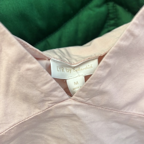 NWT LYR By: Splendid tank top. Blush pink color. Adjustable straps. - Picture 6 of 7